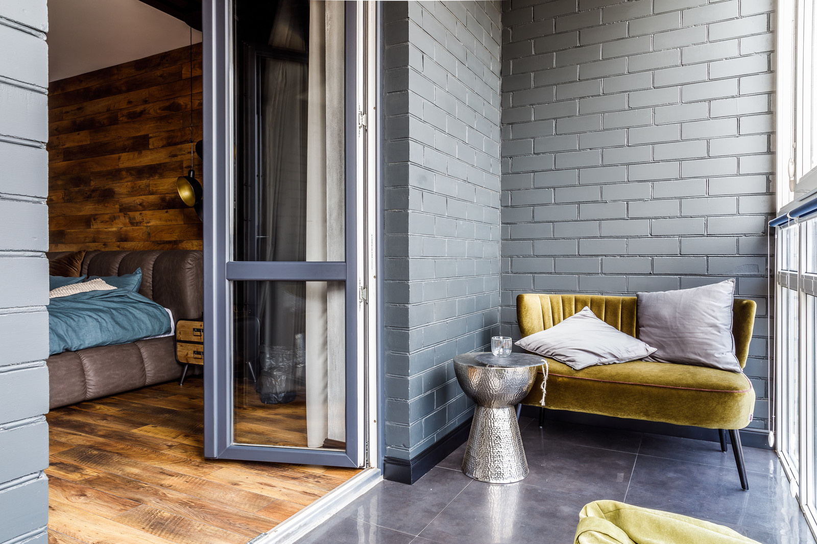 Houzz тур: Квартира в Краснодаре с зелёным коридором и рейками