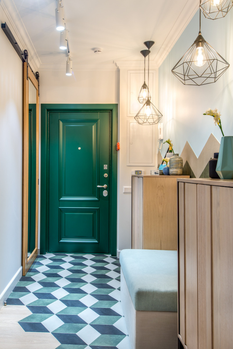 Съёмка квартиры 75м. в ЖК "Варшавское шоссе", проект Веры Шевердёнок