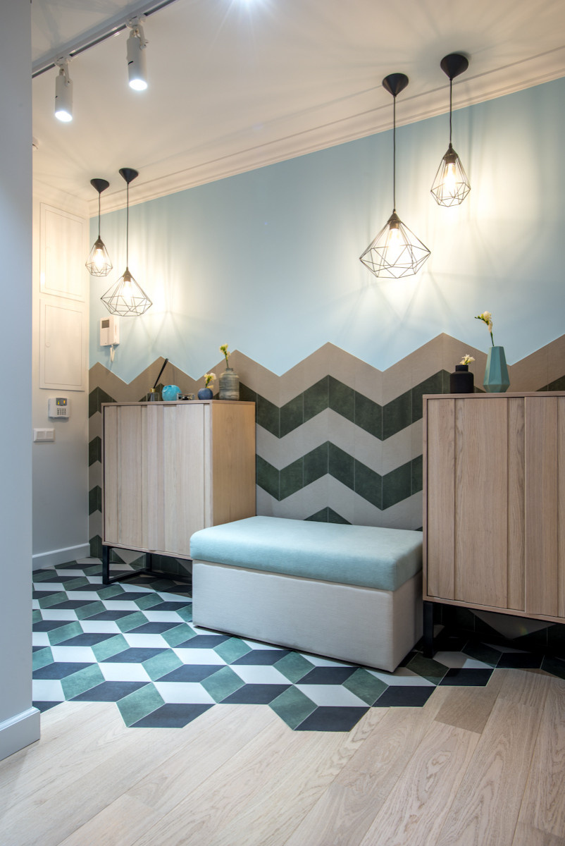 Съёмка квартиры 75м. в ЖК "Варшавское шоссе", проект дизайнера Веры Шевердёнок