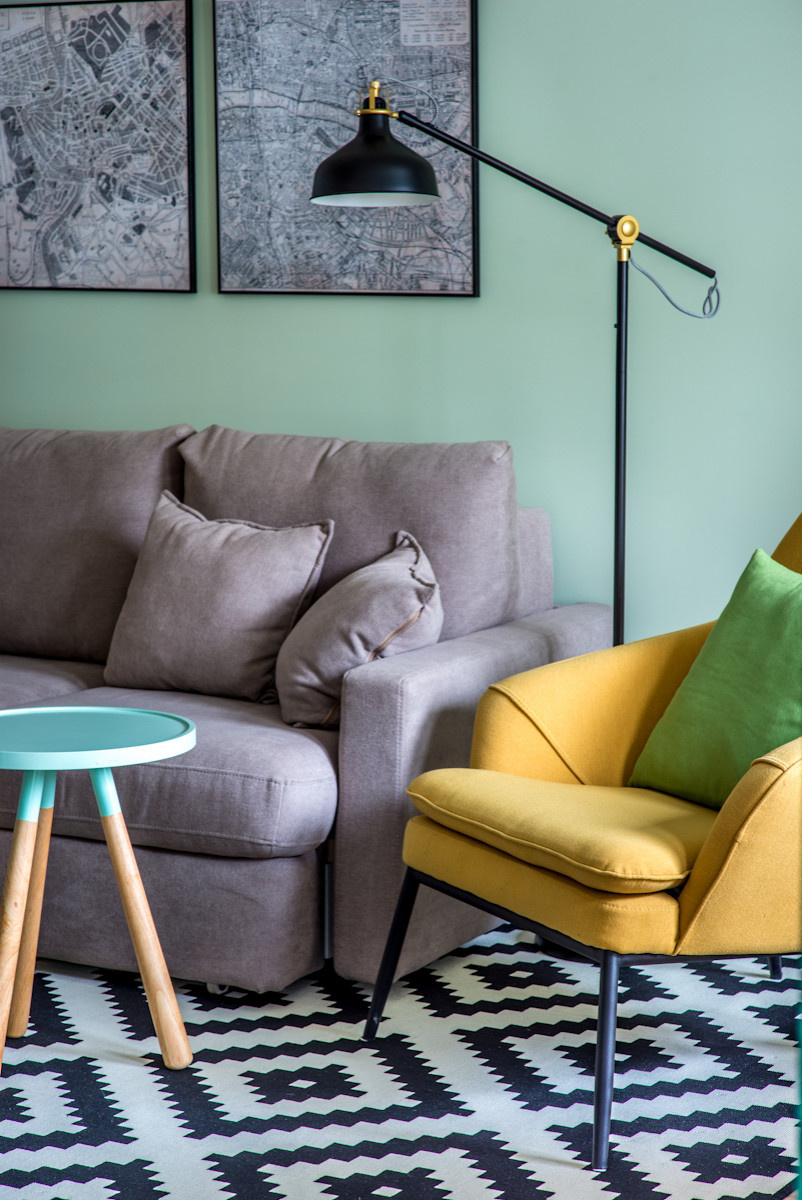 Съёмка квартиры 75м. в ЖК "Варшавское шоссе", проект дизайнера Веры Шевердёнок