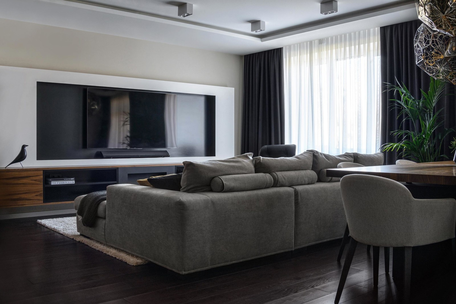 Интерьер трехкомнатной квартиры в Новосибирске, площадь 100м2