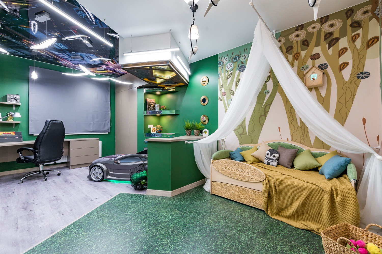 Обложка проекта: Деконструктивизм в сказочном лесу