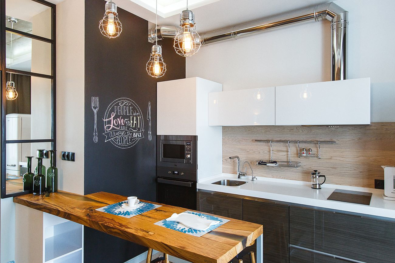 Квартира в стиле Loft для молодого холостяка