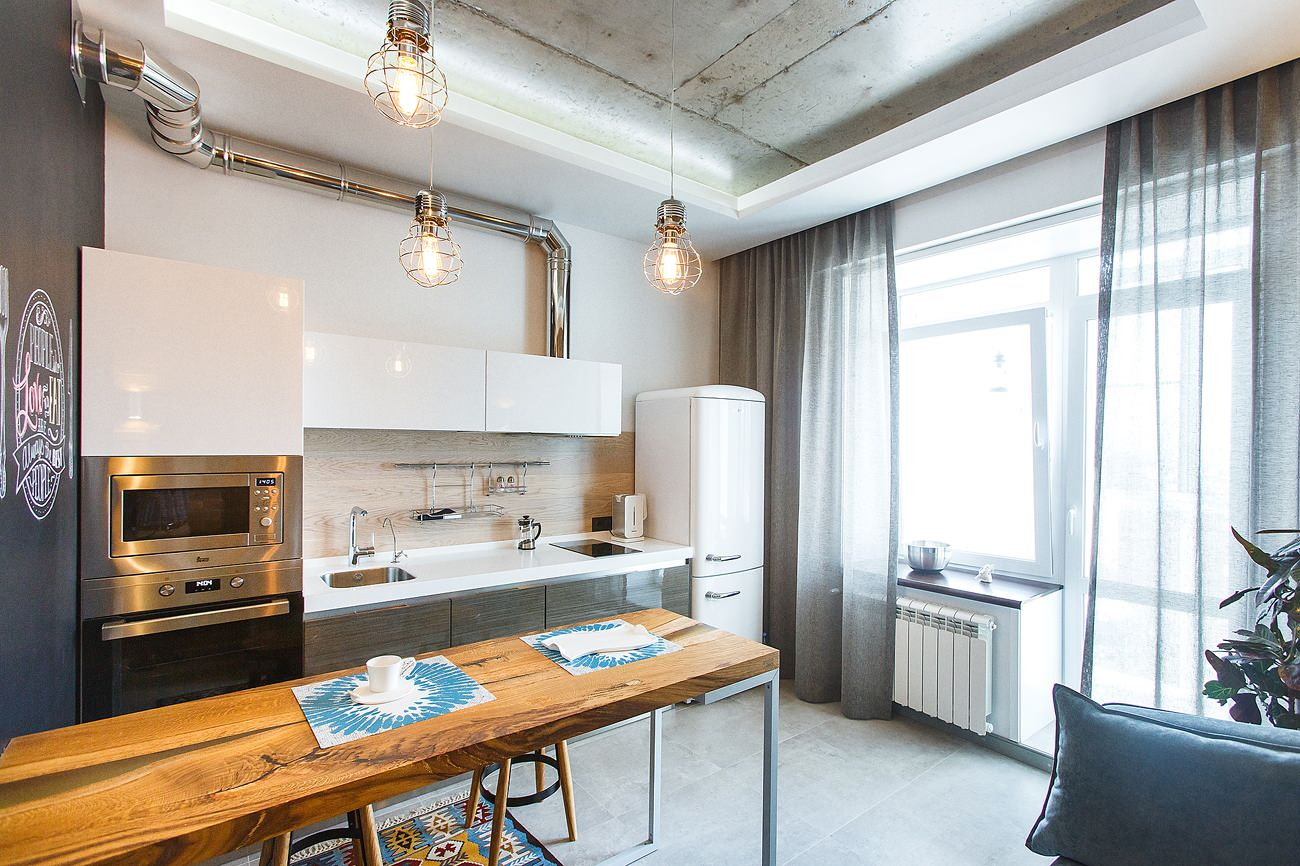 Квартира в стиле Loft для молодого холостяка