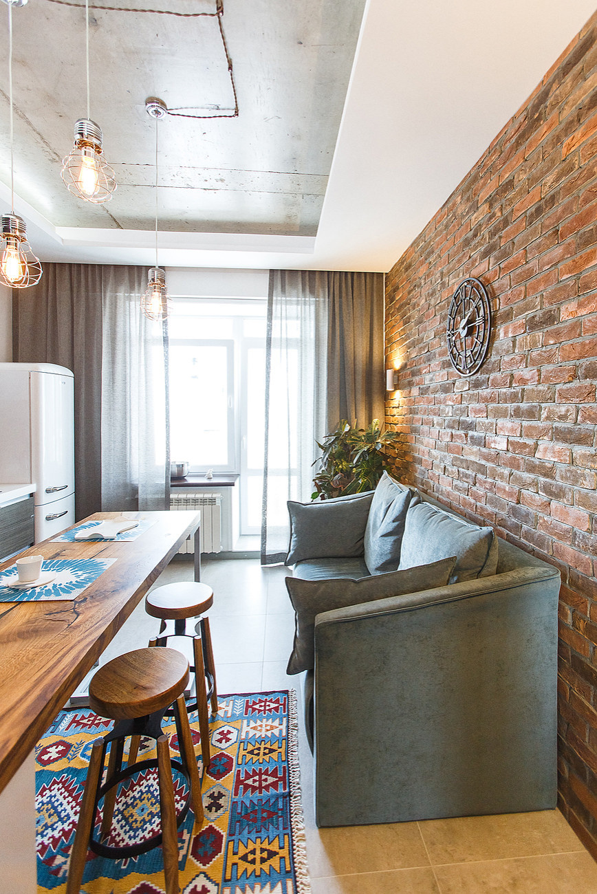 Квартира в стиле Loft для молодого холостяка