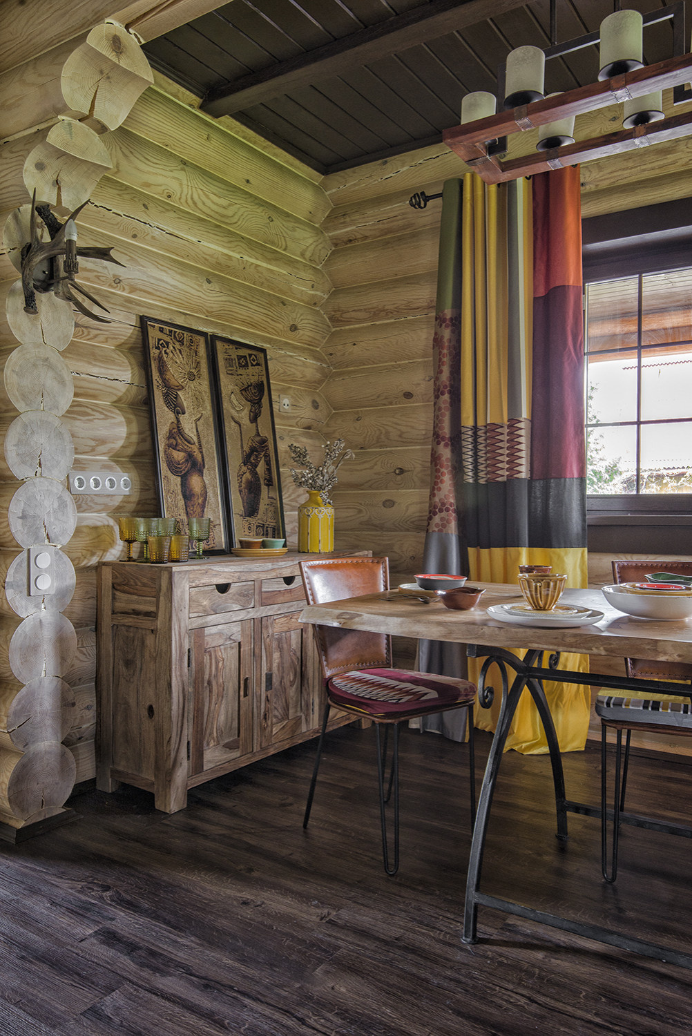 Загородный дом с экзотическим вкусом