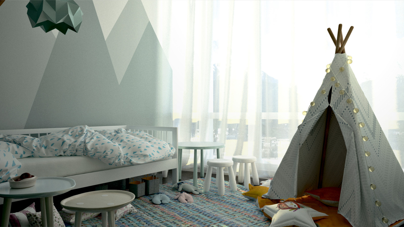 Дизайн интерьера квартиры в жилом комплексе “Esentai apartments”