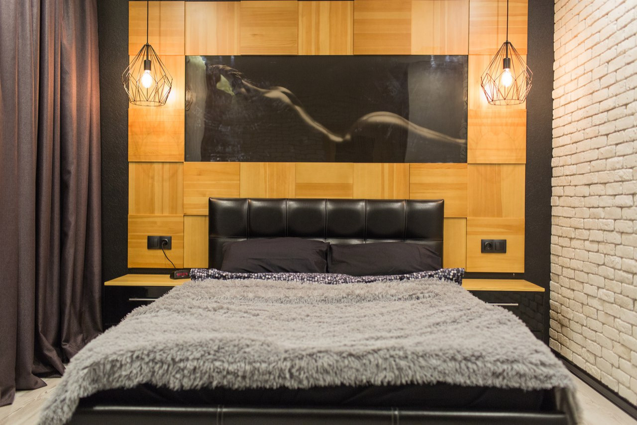 Обложка проекта: Спальня и кухня