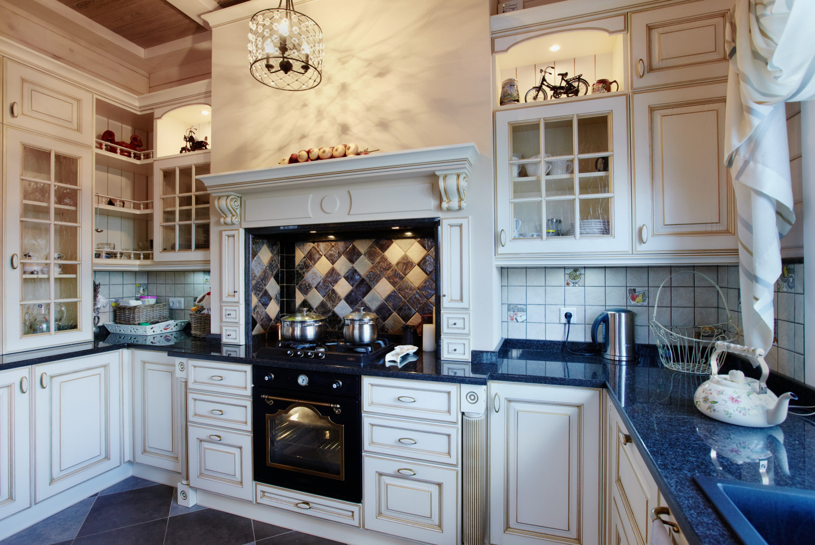 Дом из клееного бруса в стиле Прованс