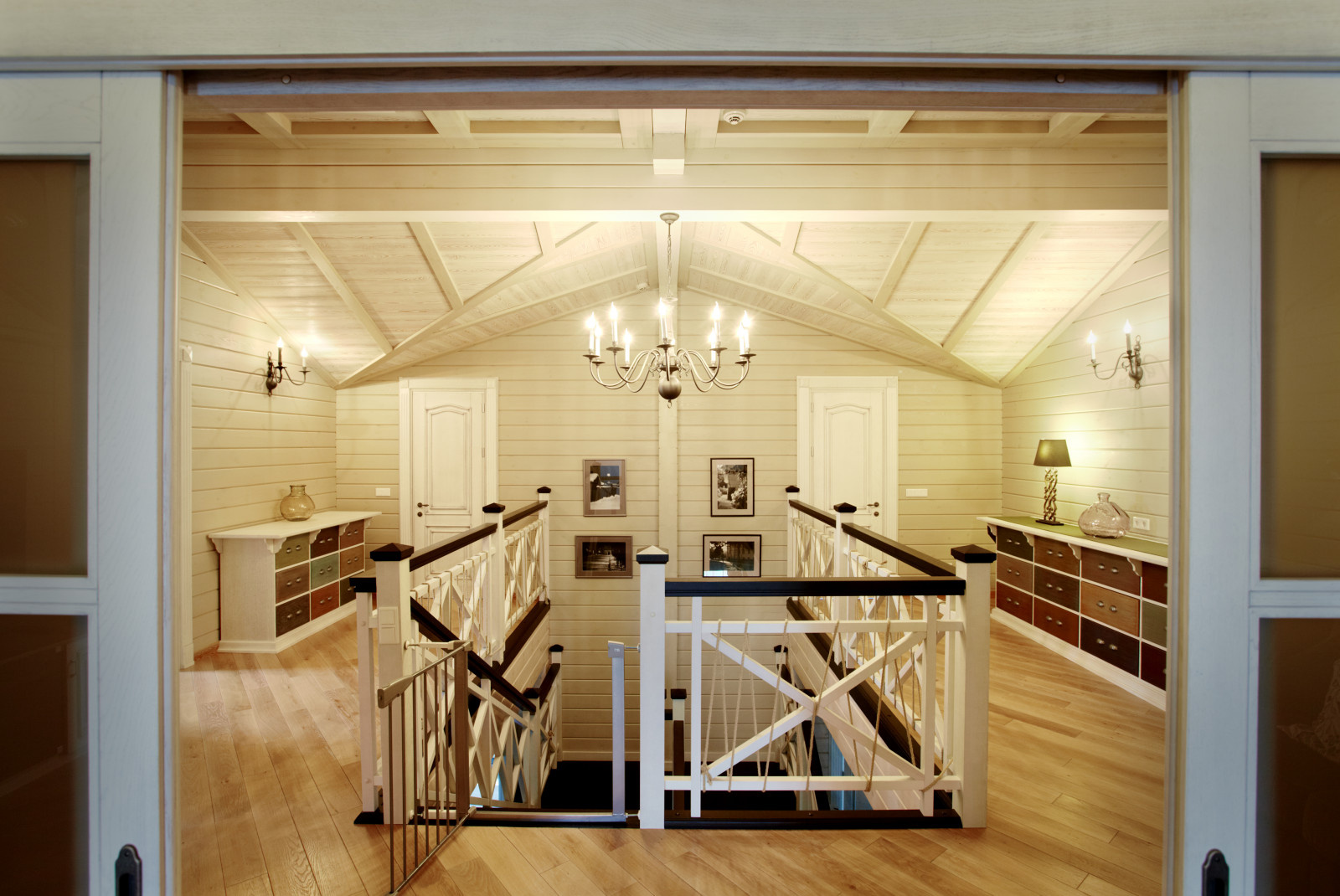 Дом из клееного бруса в стиле Прованс