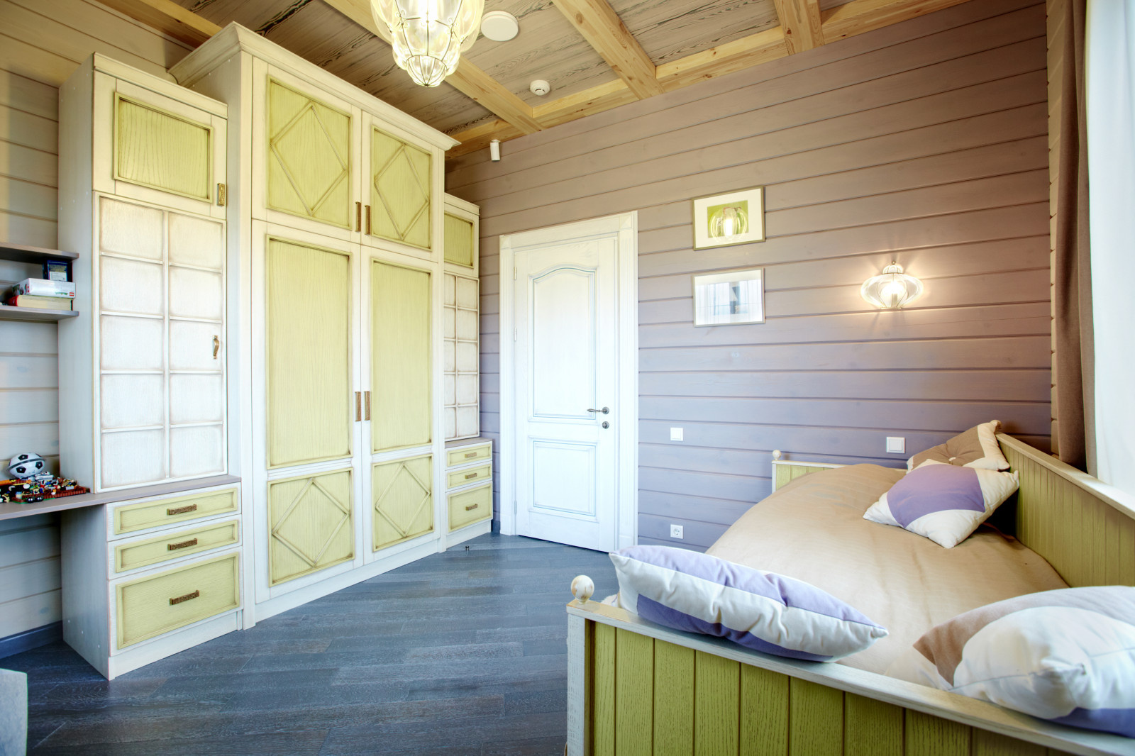 Дом из клееного бруса в стиле Прованс