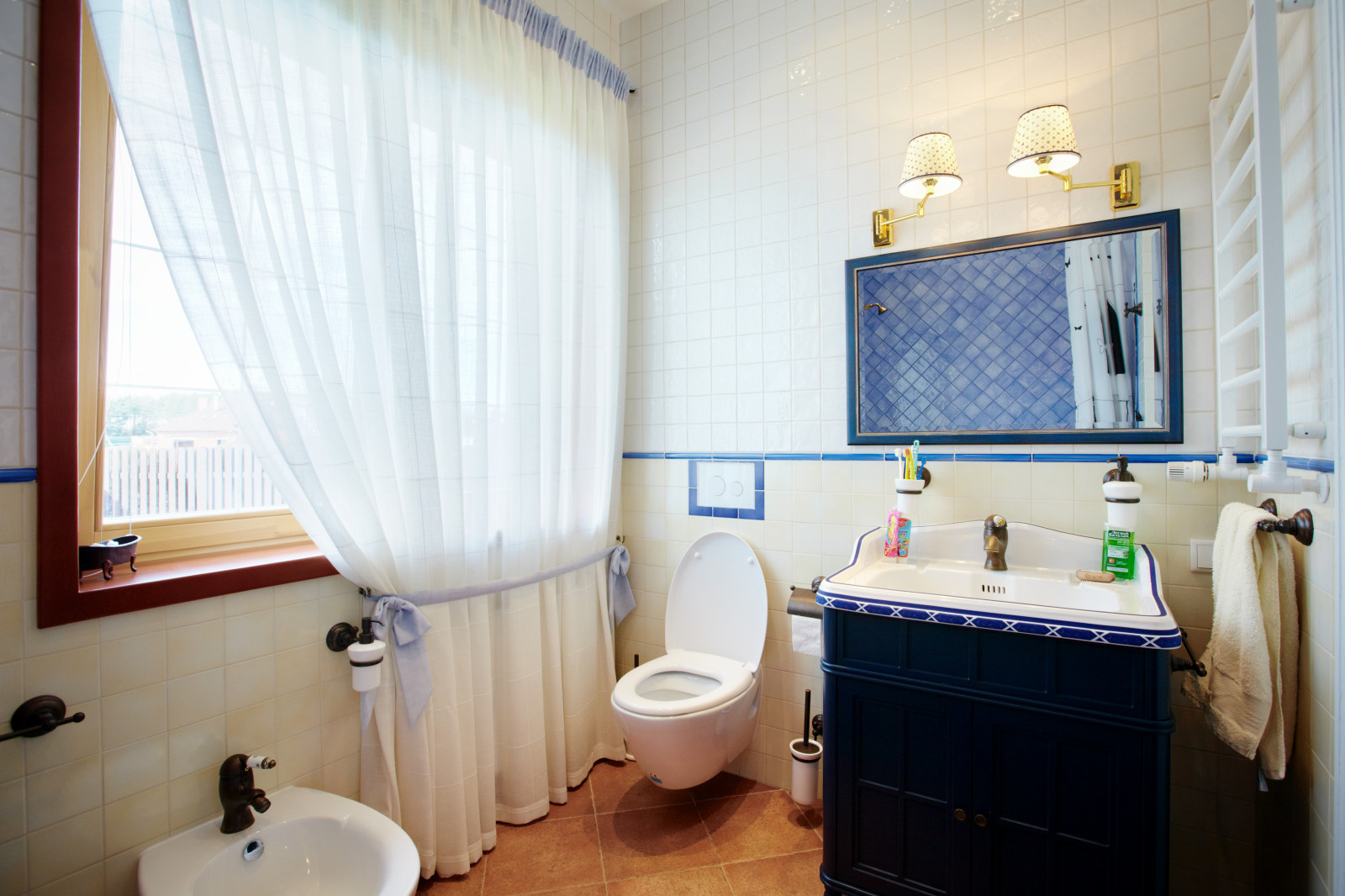 Дом из клееного бруса в стиле Прованс