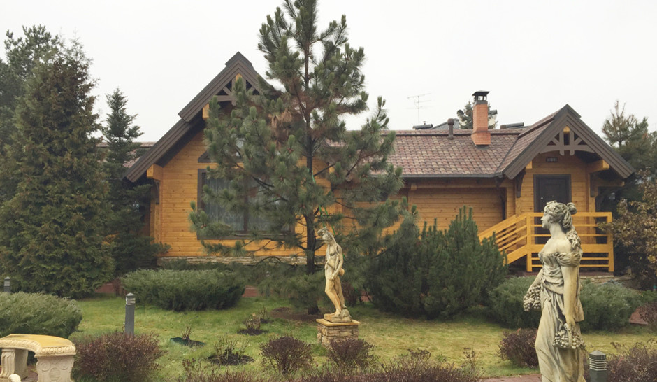 Баня в доме из клееного бруса