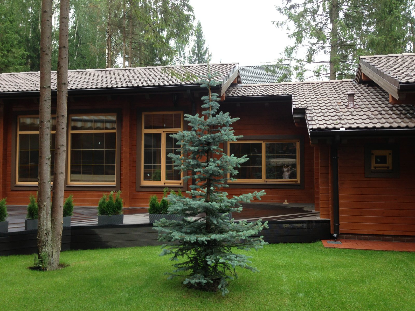 Баня в доме из клееного брусаё