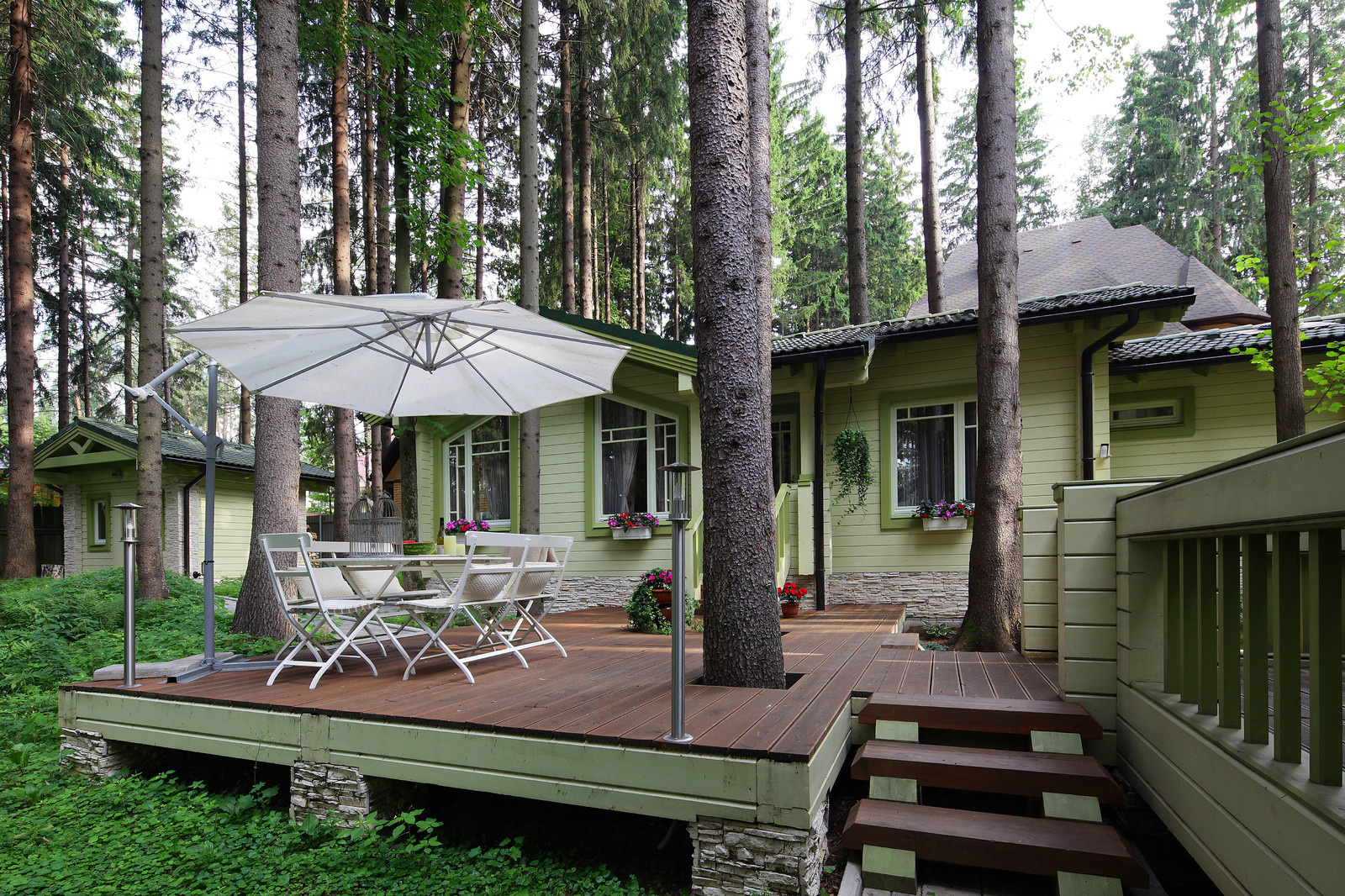 Баня в доме из клееного бруса