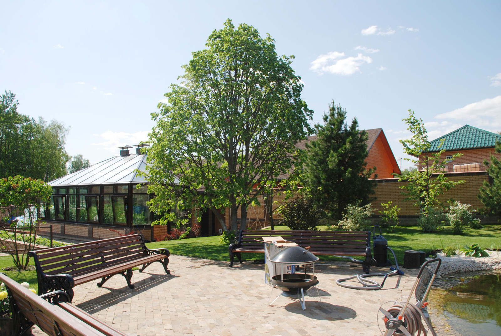 Сад на сложном рельефе