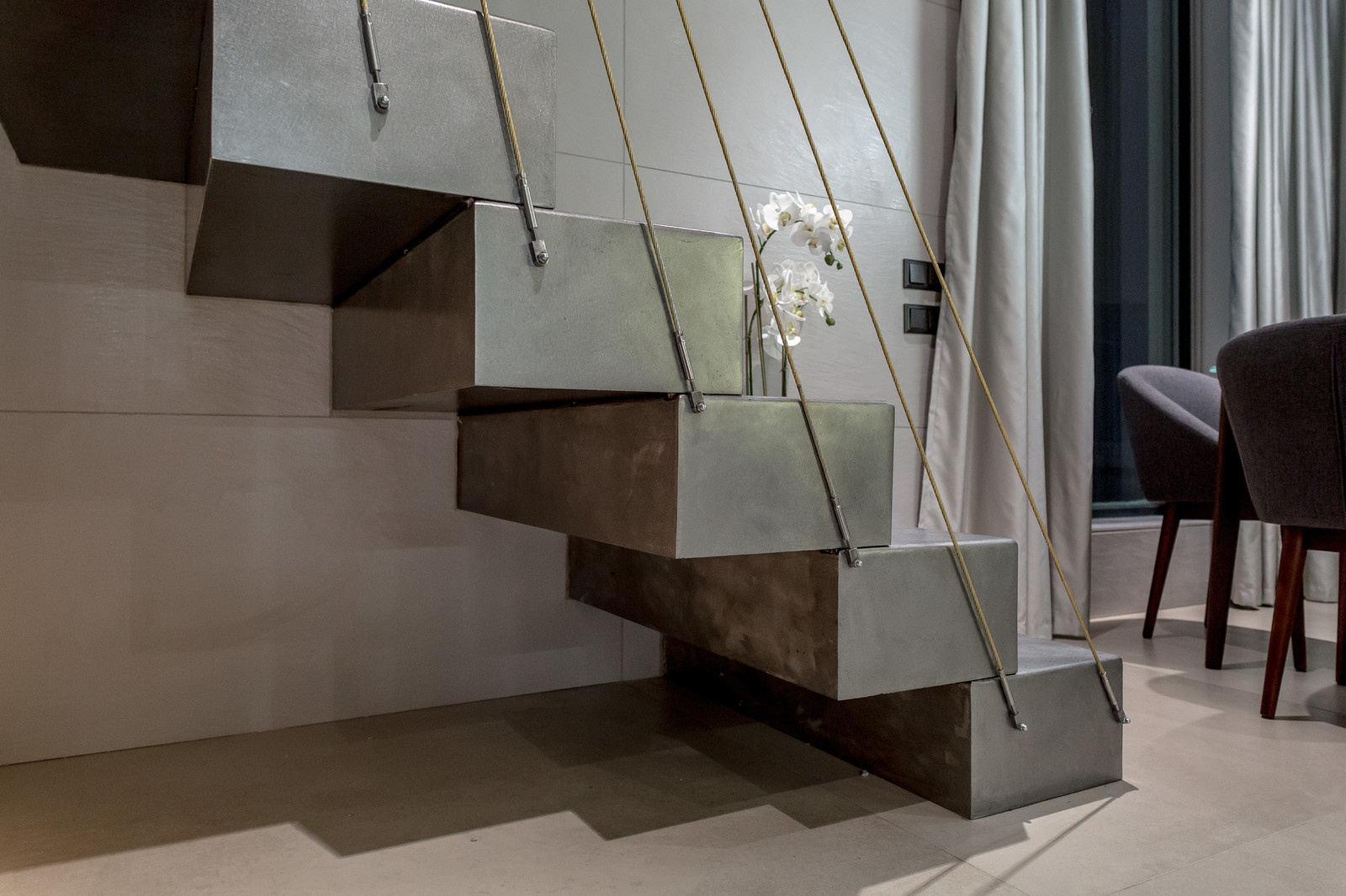 Консольная лестница  для проекта Дачный Ответ