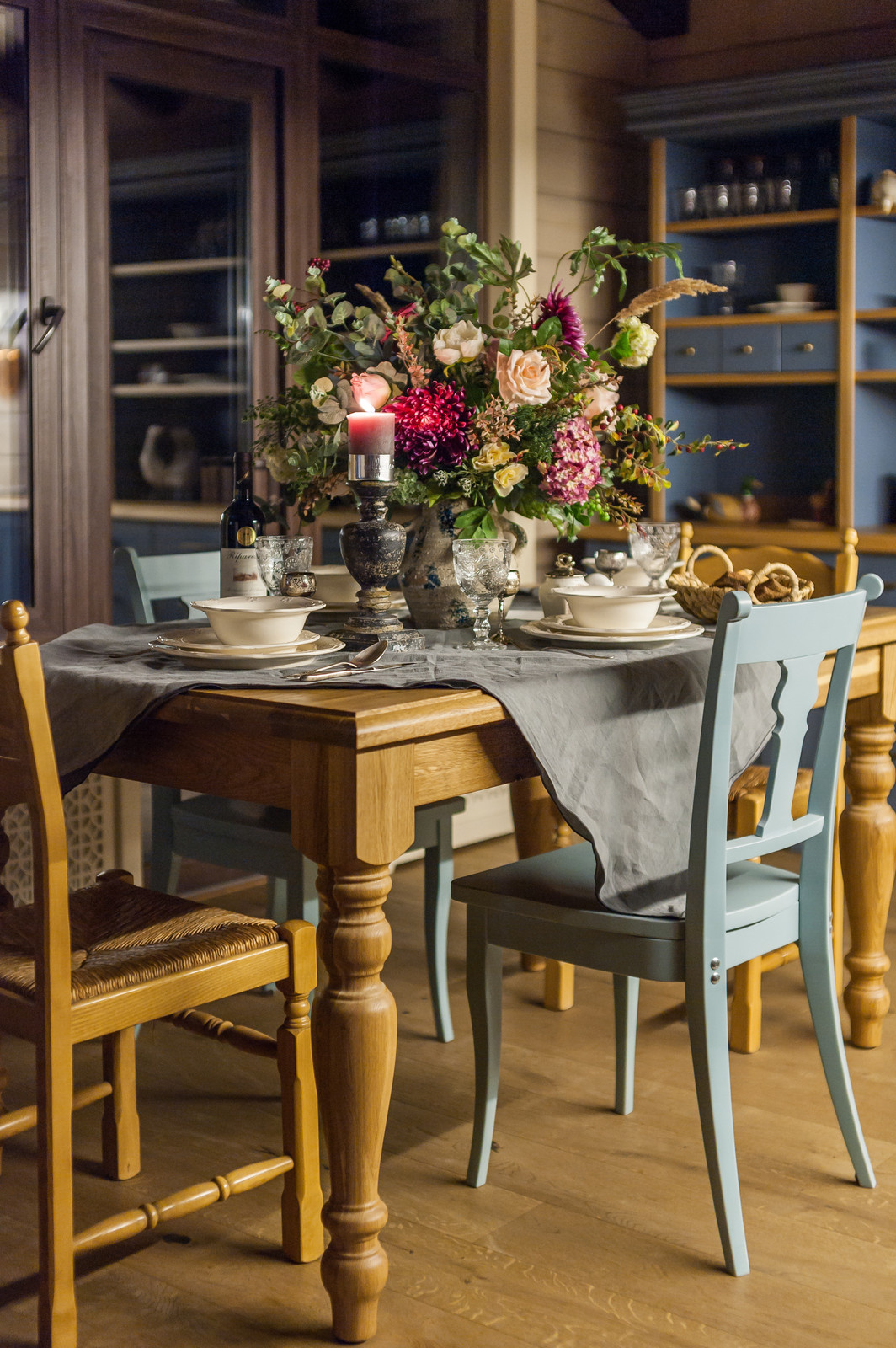 ДЕРЕВЯННЫЙ ДОМ В СТИЛЕ АНГЛИЙСКИЙ КАНТРИ.