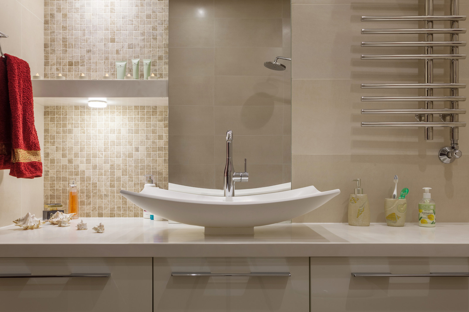 Дизайн квартиры с использованием искусственного камня