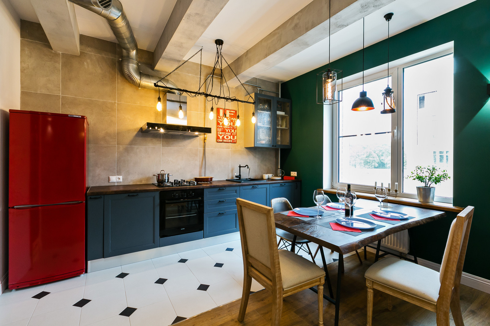 Лофт  в ЖК Мишино город Химки. Автор проекта Зоя Малашкина / Студия Z-Dezing