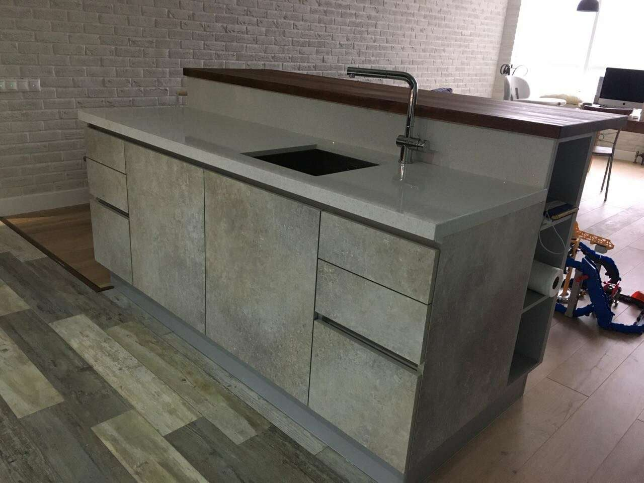 Кухня в стиле лофт