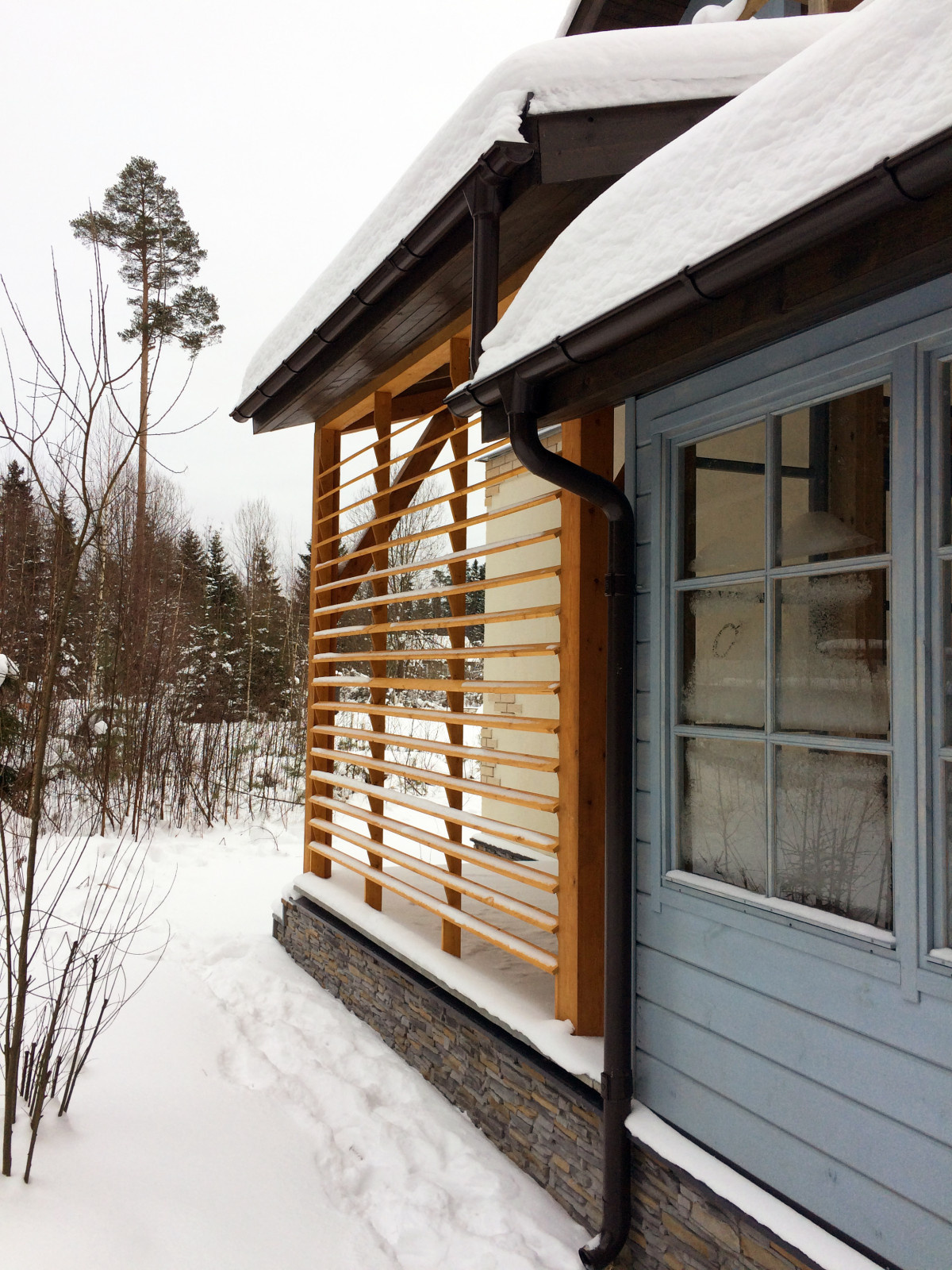 Строительство дома в стиле "Шале" (CHALET_ECOSTYLE)