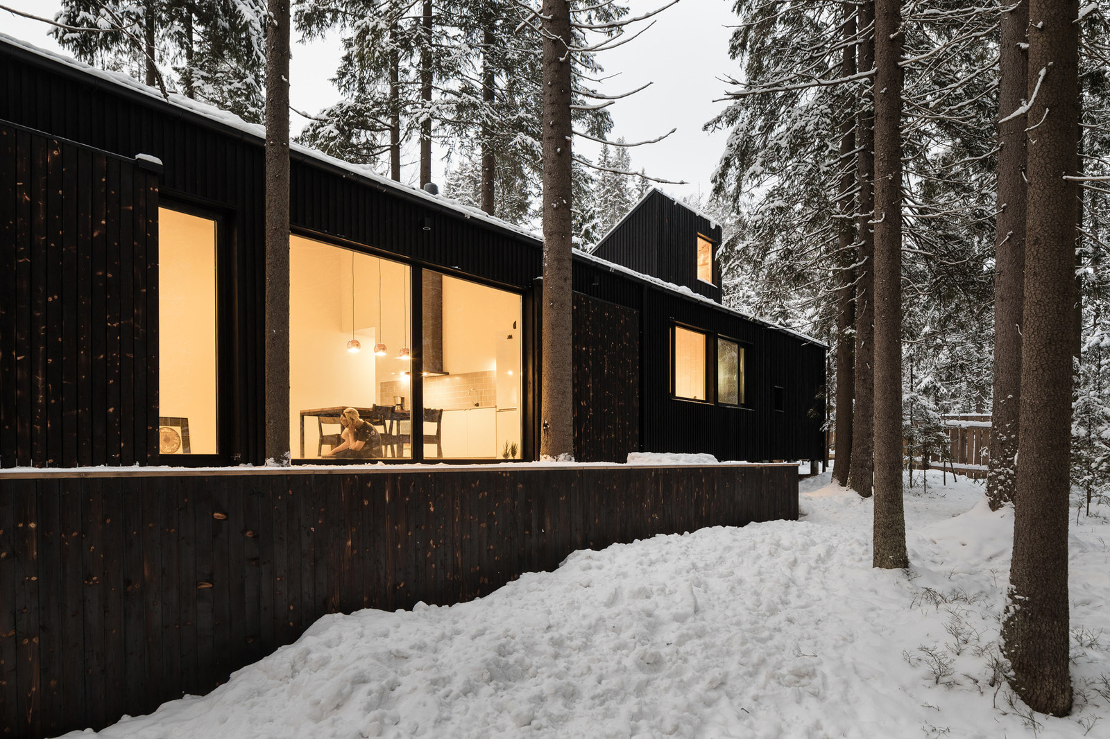 Houzz тур: Дом для двух художников на краю леса