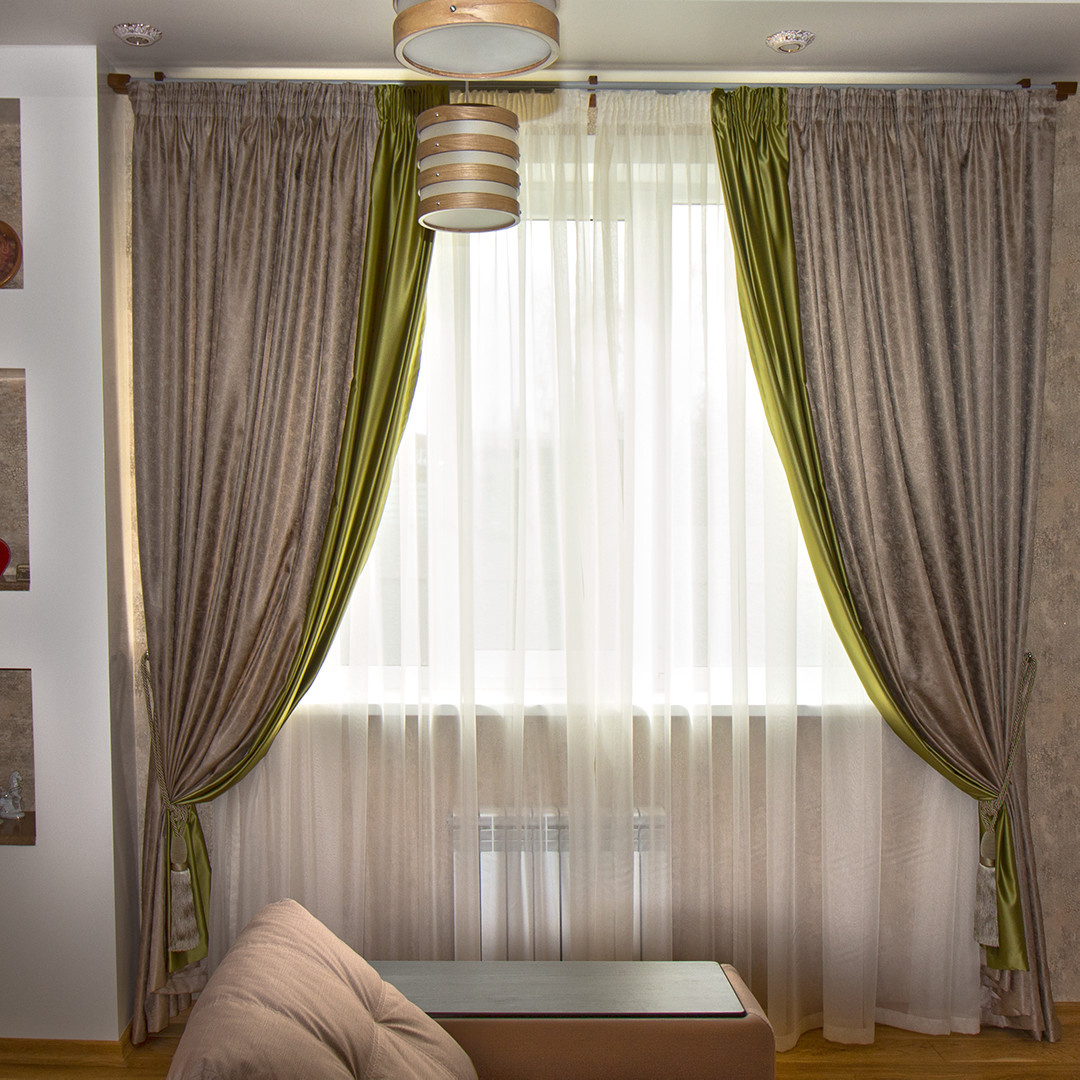 Текстильное оформление коттеджа в г. Краснодаре