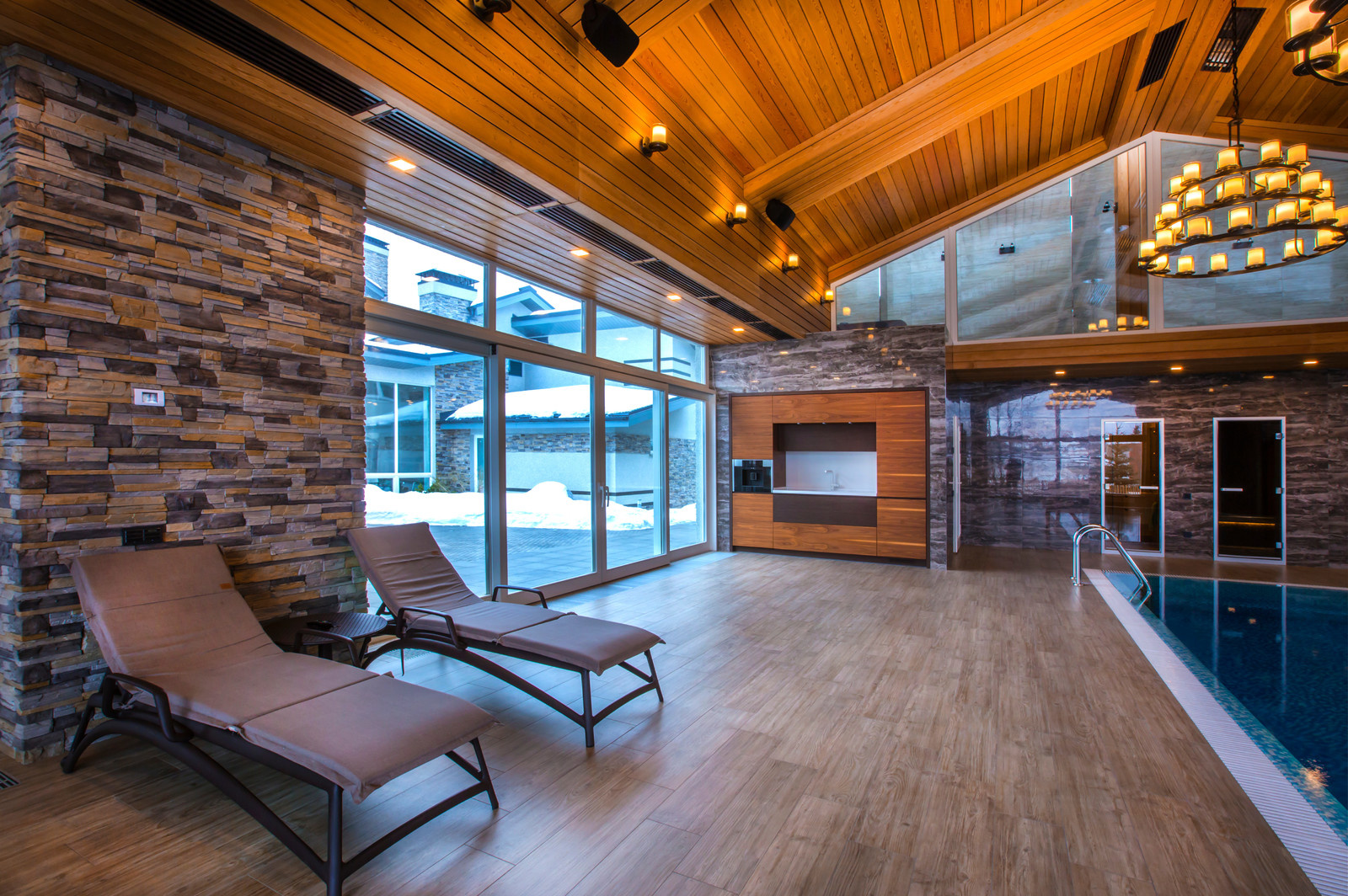 Гостевой домик с сауной и бассейном