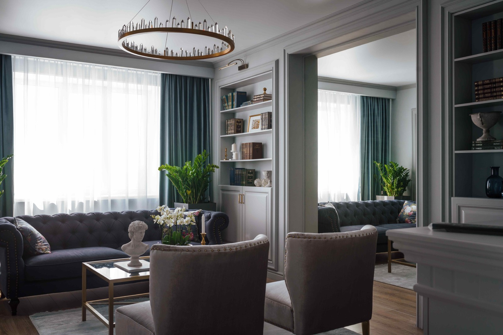 Квартира серого цвета с розовым. г.Димитровград .