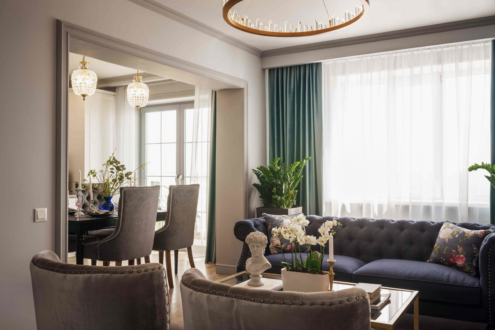 Квартира серого цвета с розовым. г.Димитровград .