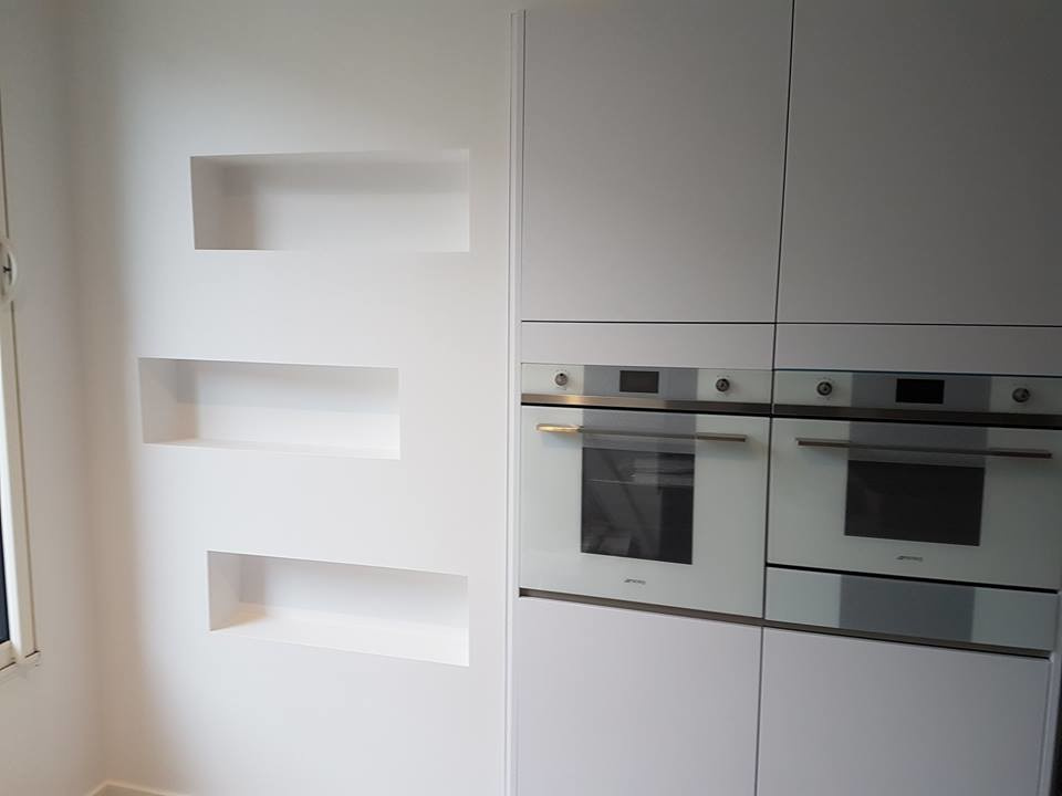 Обложка проекта: Оформление ниш с использованием стабилизированных растений и мхов.