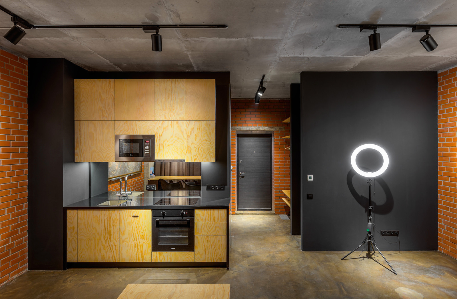 Бетонные полы в интерьере