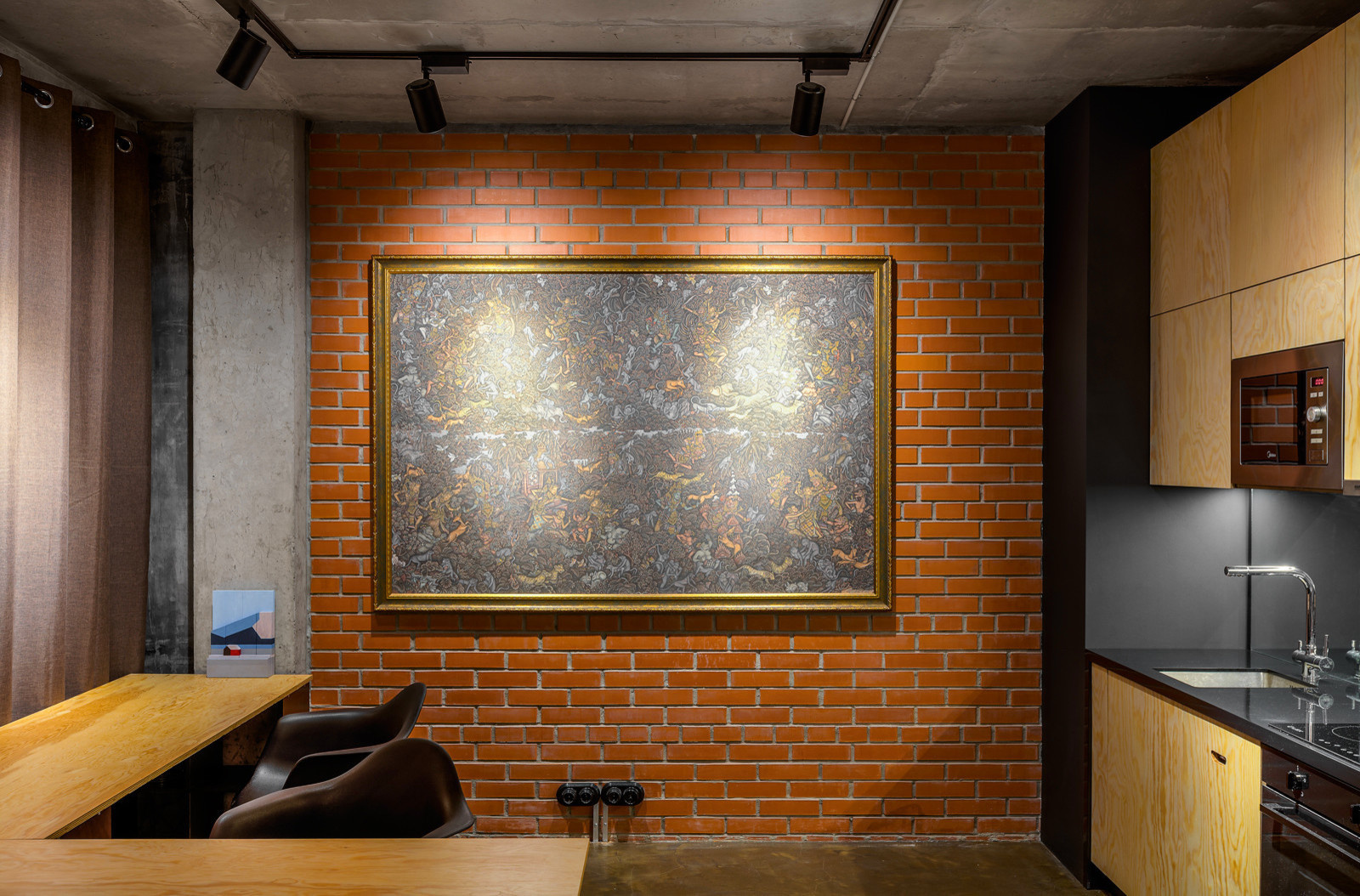 Бетонные полы в интерьере