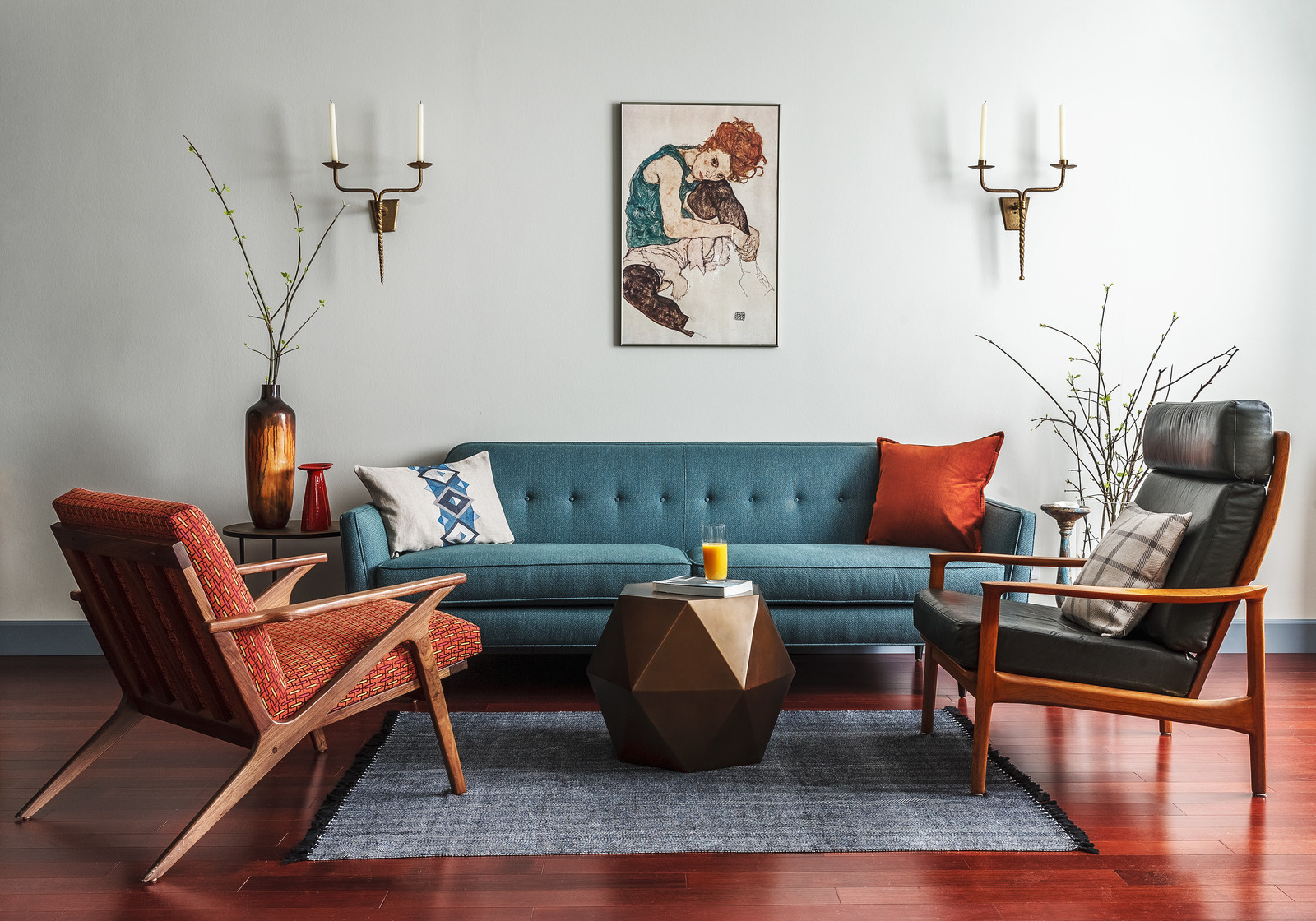 Обложка альбома: цвета в интерьере