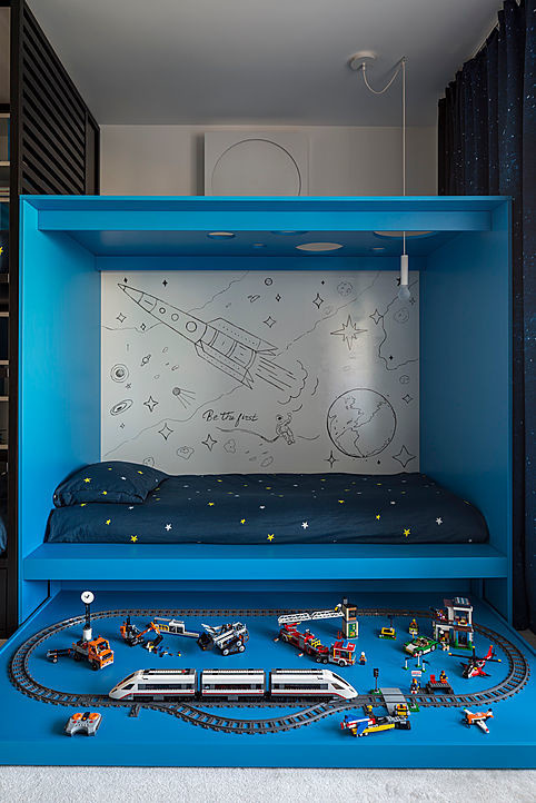 Дизайн детской в космическом стиле | Child room cosmic style