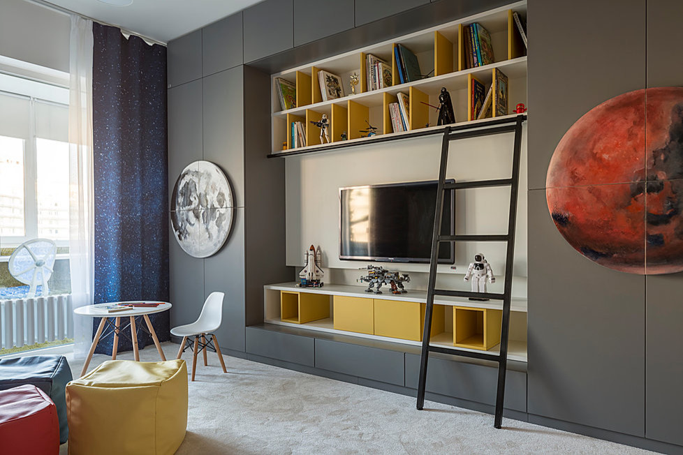 Дизайн детской в космическом стиле | Child room cosmic style