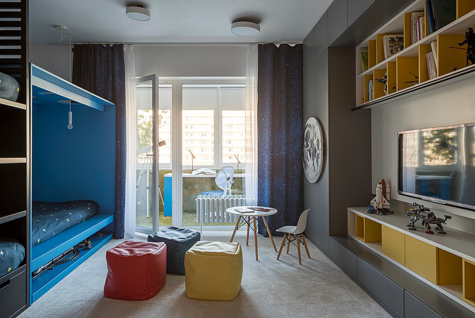 Дизайн детской в космическом стиле | Child room cosmic style