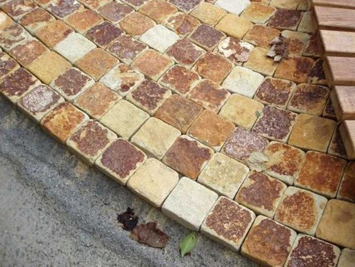 Мощение натуральным камнем