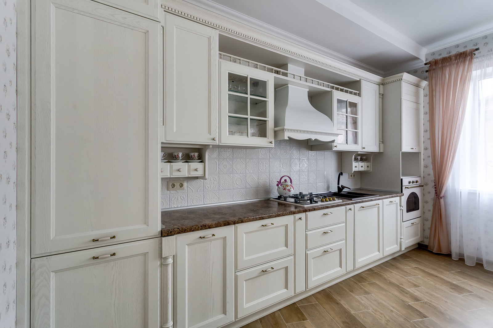 Кухня с фасадами Милан Бьянко