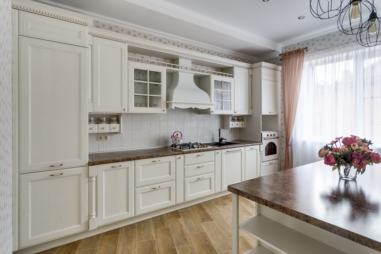 Кухня с фасадами Милан Бьянко