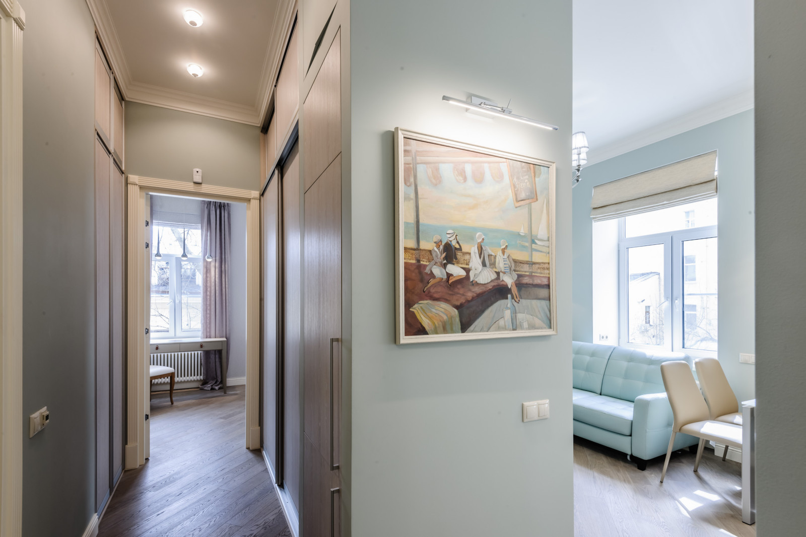 Обложка проекта: Квартира 44 м2 на Старом Арбате.