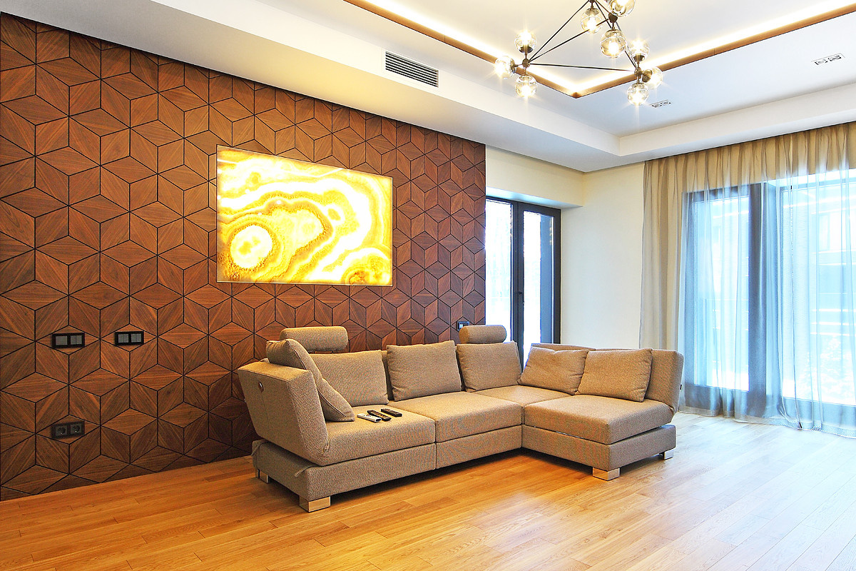 гостиная в ЖК Рублево-Парк