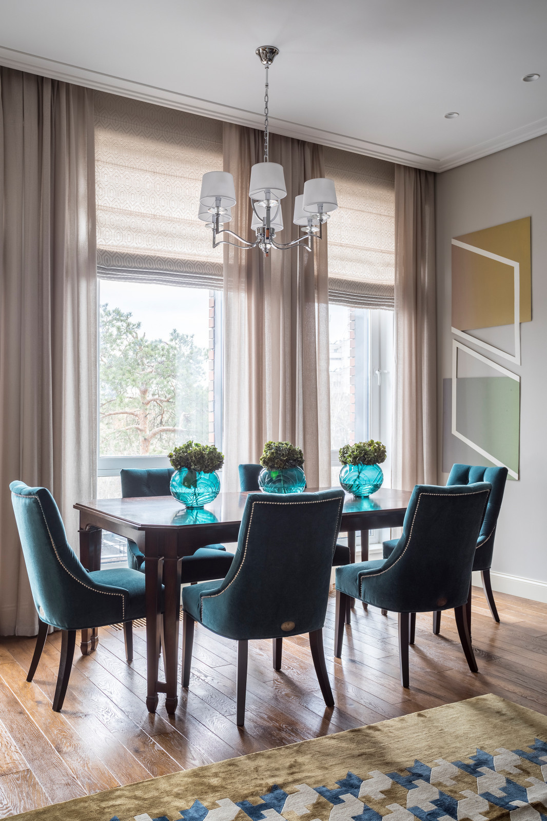 ЖК Таежный. 115 кв.м. Интерьерные фотографии завершенного проекта