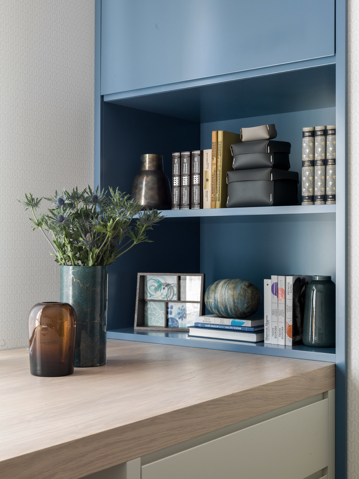 Houzz тур: Квартира с потайным кабинетом и нордической атмосферой