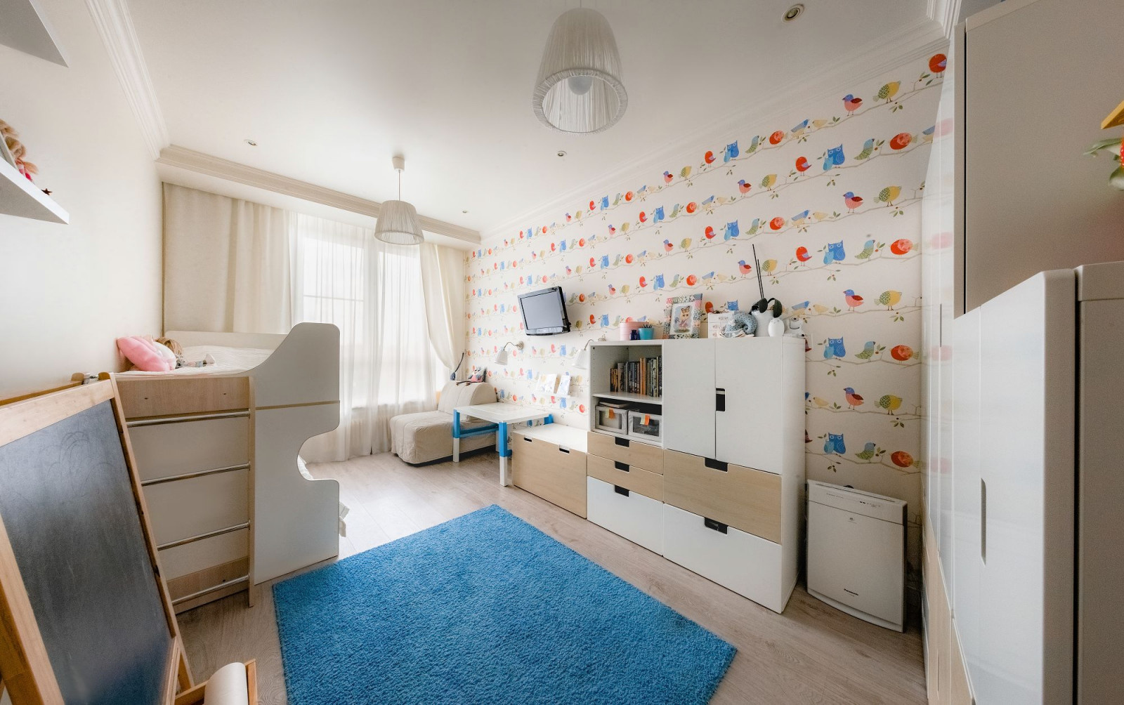 Детская комнат для Ксюши 7 лет и Кирилла 4 лет