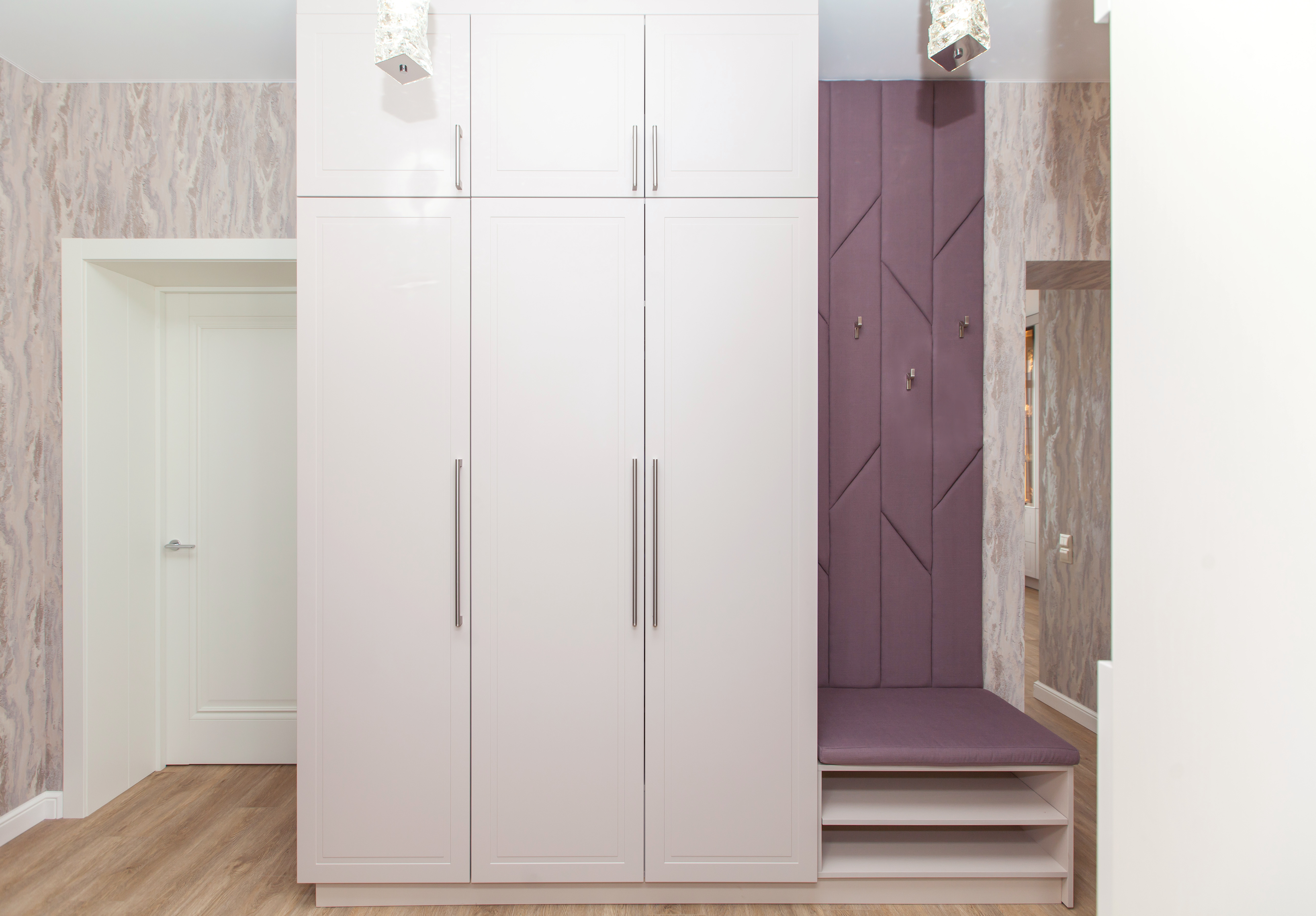 Коридор в квартире для отдыха на Балтике