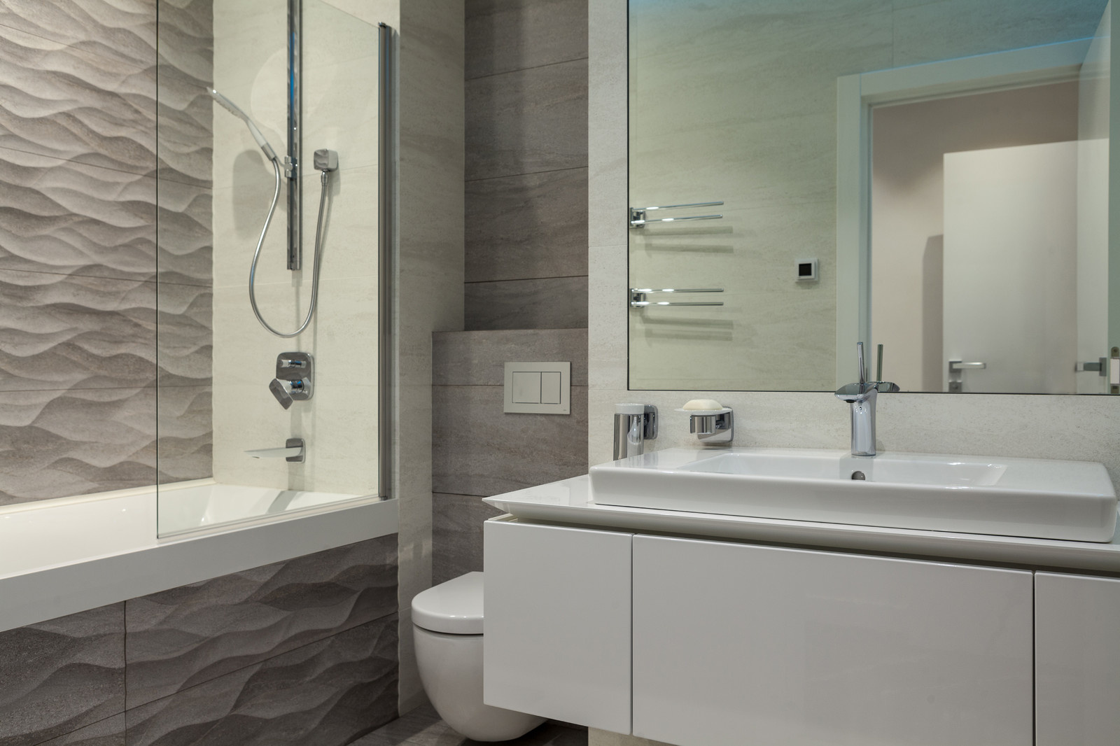 Квартира в стиле минимализм. Съемка для компании Мастер