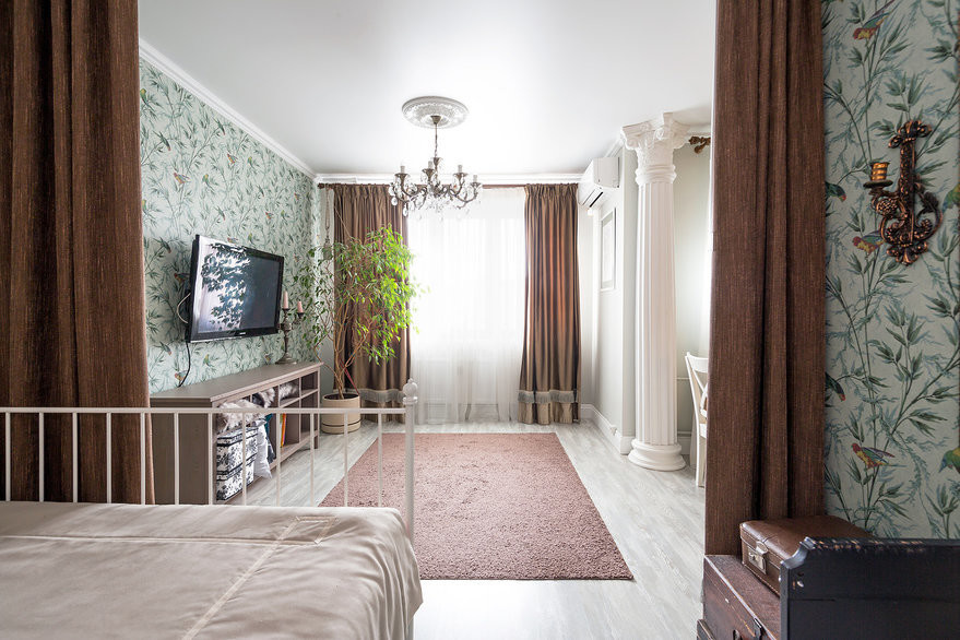 Одинцово ЖК "Гусарская баллада".Квартира в стиле Эклектика для молодой пары