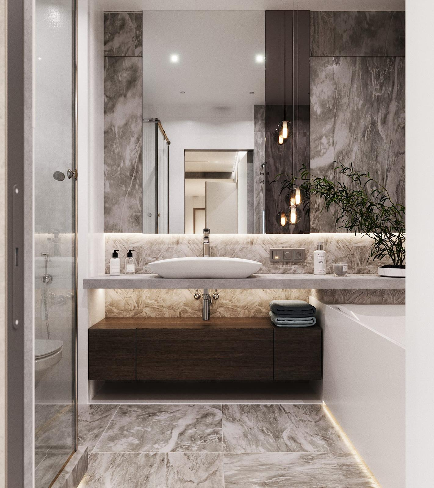 Project: "Nevskiy" - Ванная - Новгородская, 34 - г.Барнаул